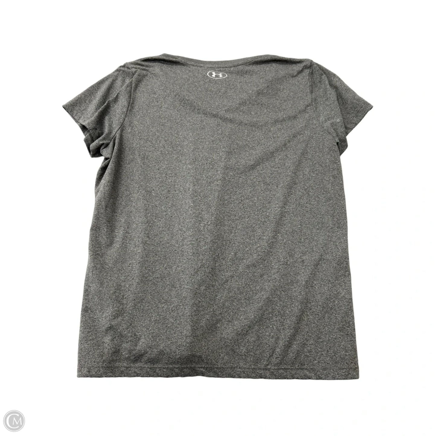 Athletic Top Short Sleeve By Under Armour In Grey, Size: Xl