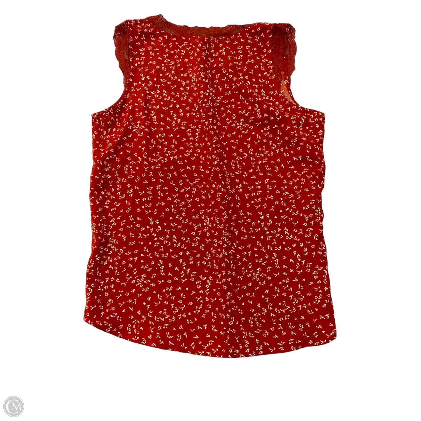 Top Sleeveless By Clothes Mentor In Orange, Size: M