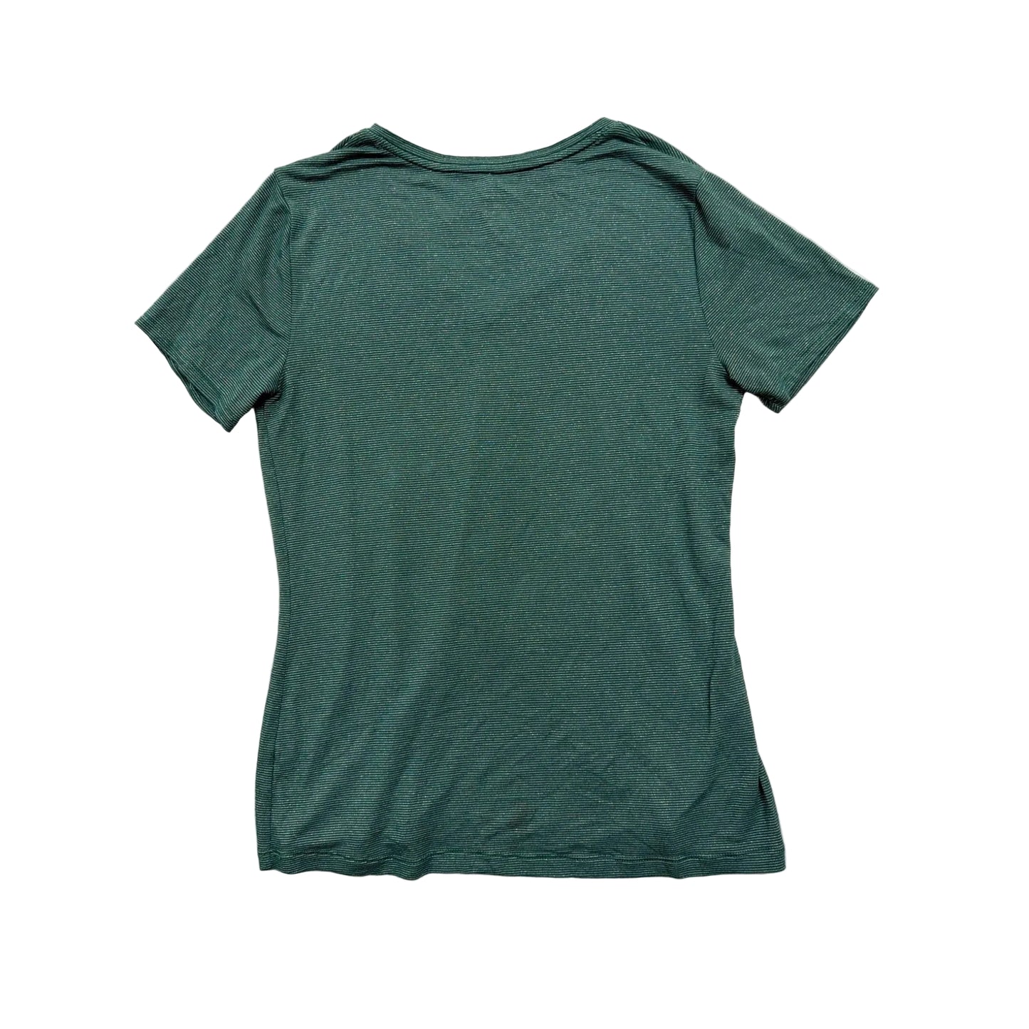 Top Short Sleeve By Nine West Apparel In Green, Size: S