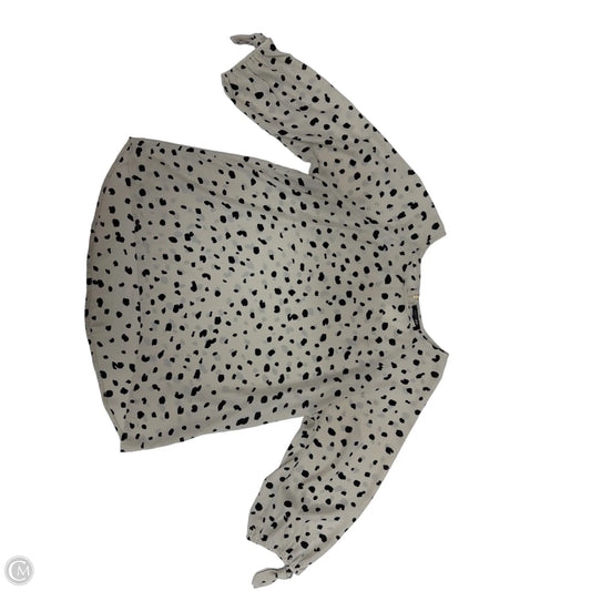 Top Long Sleeve By Papermoon In Animal Print, Size: L