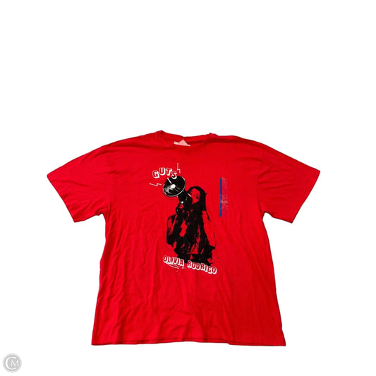 Top Short Sleeve By Clothes Mentor In Red, Size: L