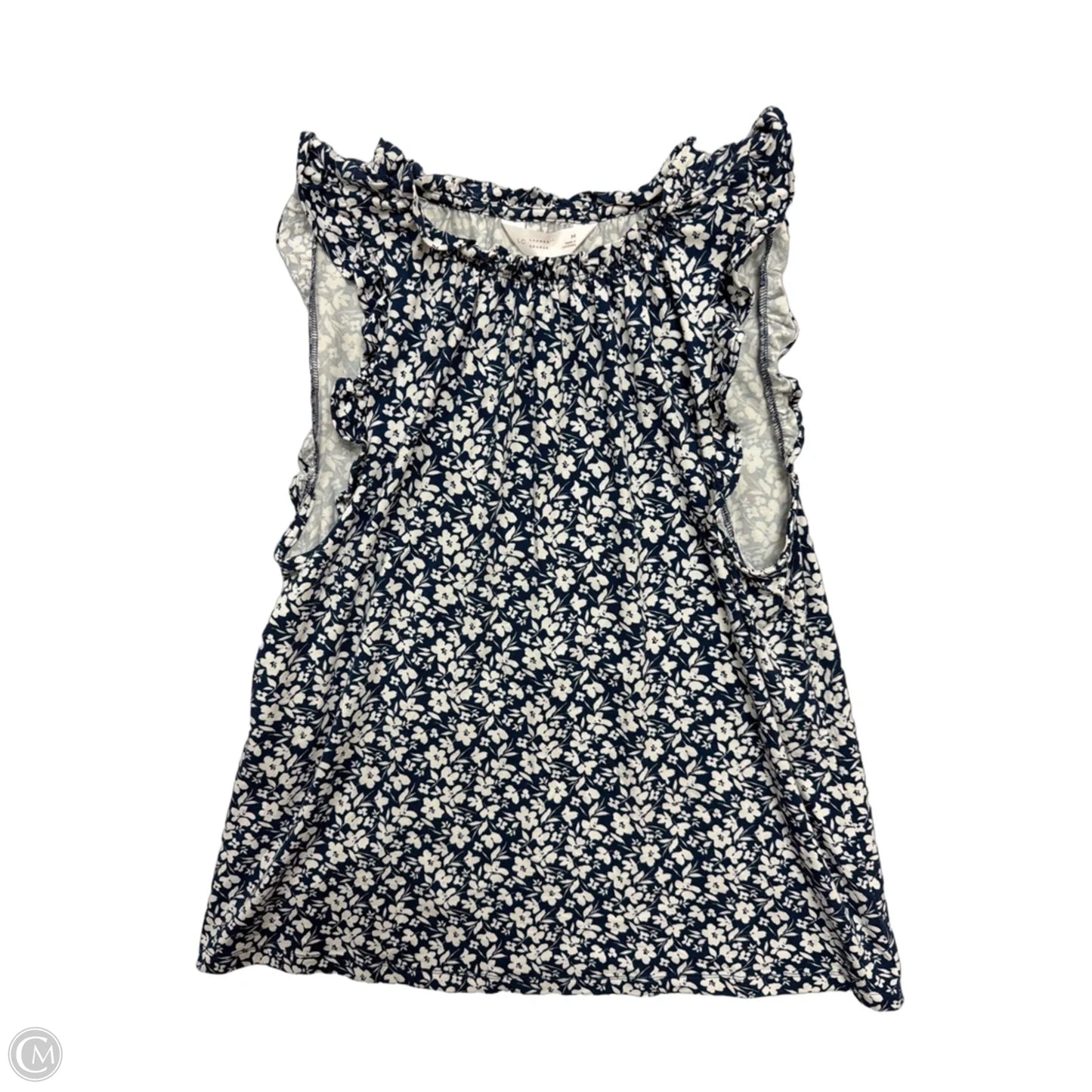Top Sleeveless By Lc Lauren Conrad In Floral Print, Size: M