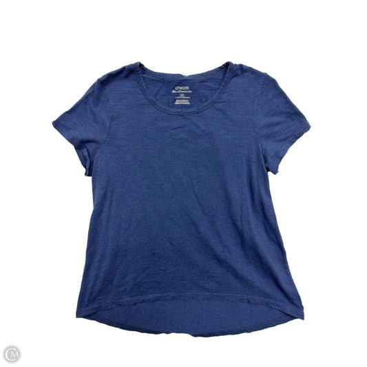 Top Short Sleeve By Chicos In Blue, Size: M