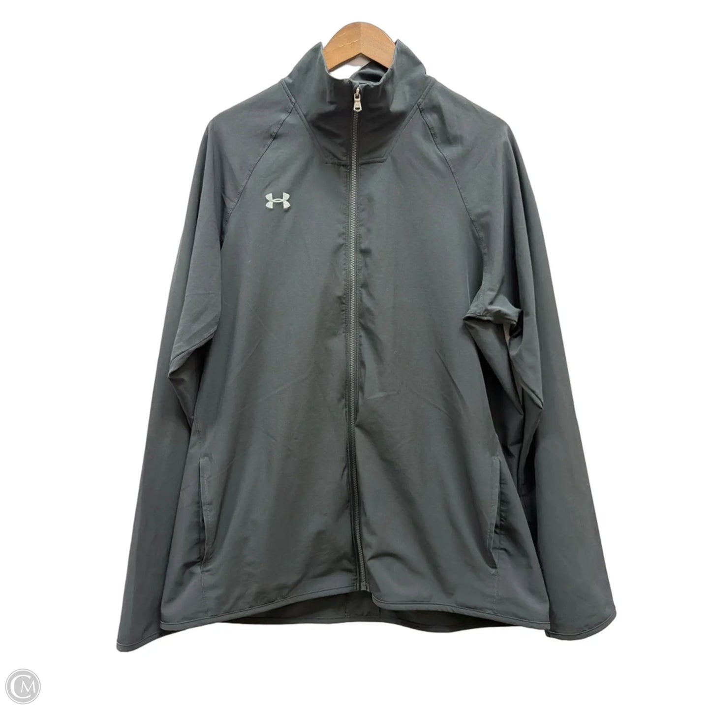 Athletic Jacket By Under Armour In Black, Size: Xl