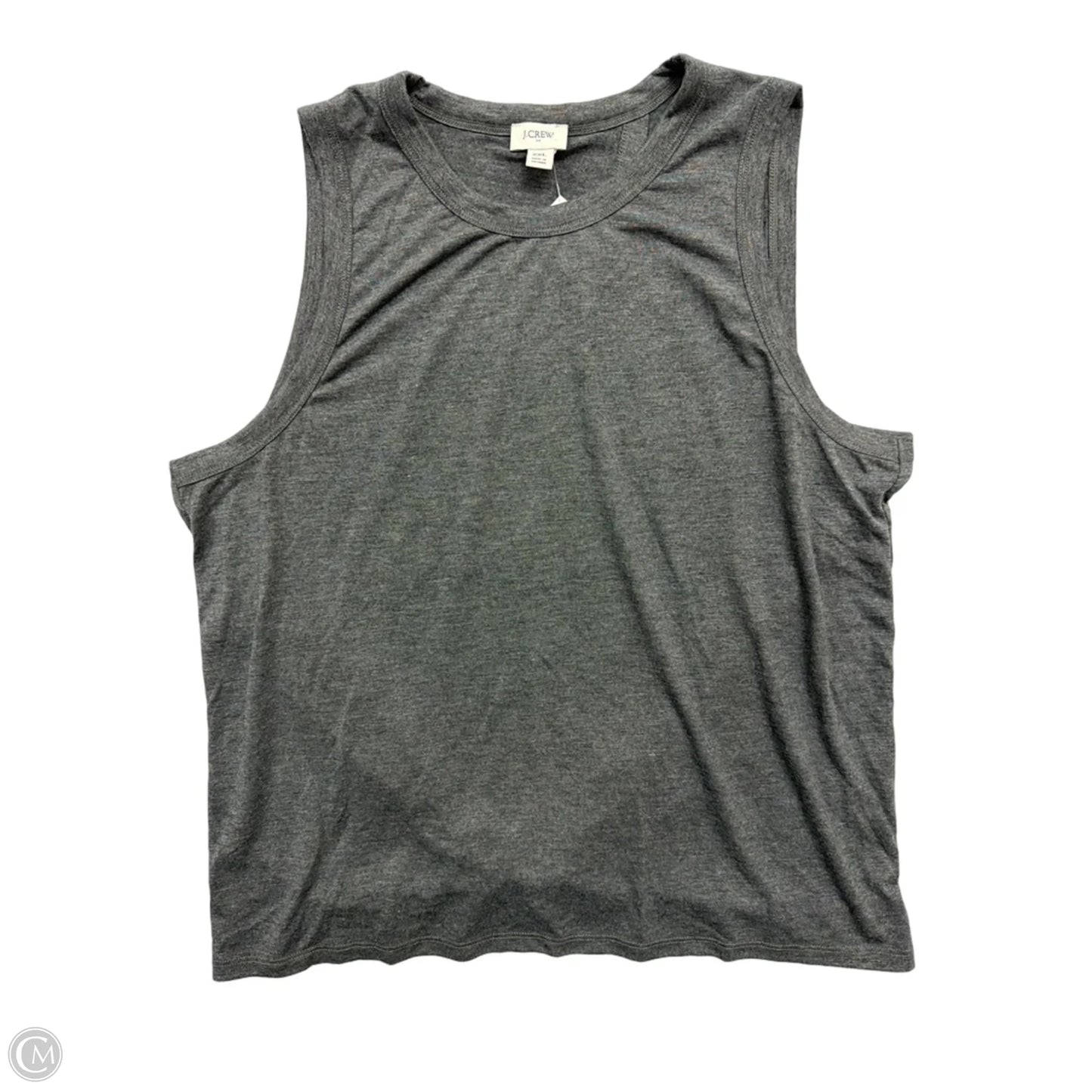 Top Sleeveless By J. Crew In Grey, Size: 1x