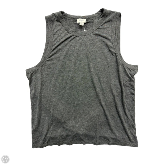 Top Sleeveless By J. Crew In Grey, Size: 1x