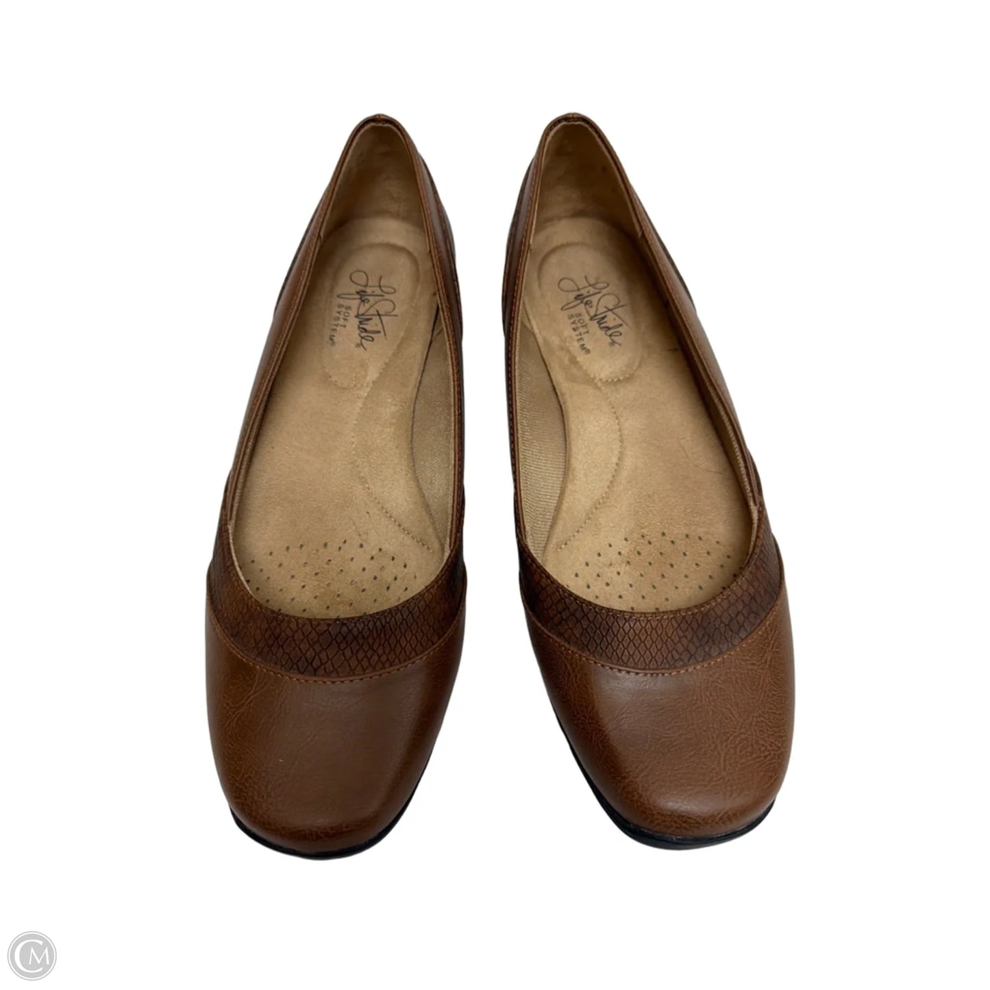 Shoes Flats By Life Stride In Brown, Size: 9.5