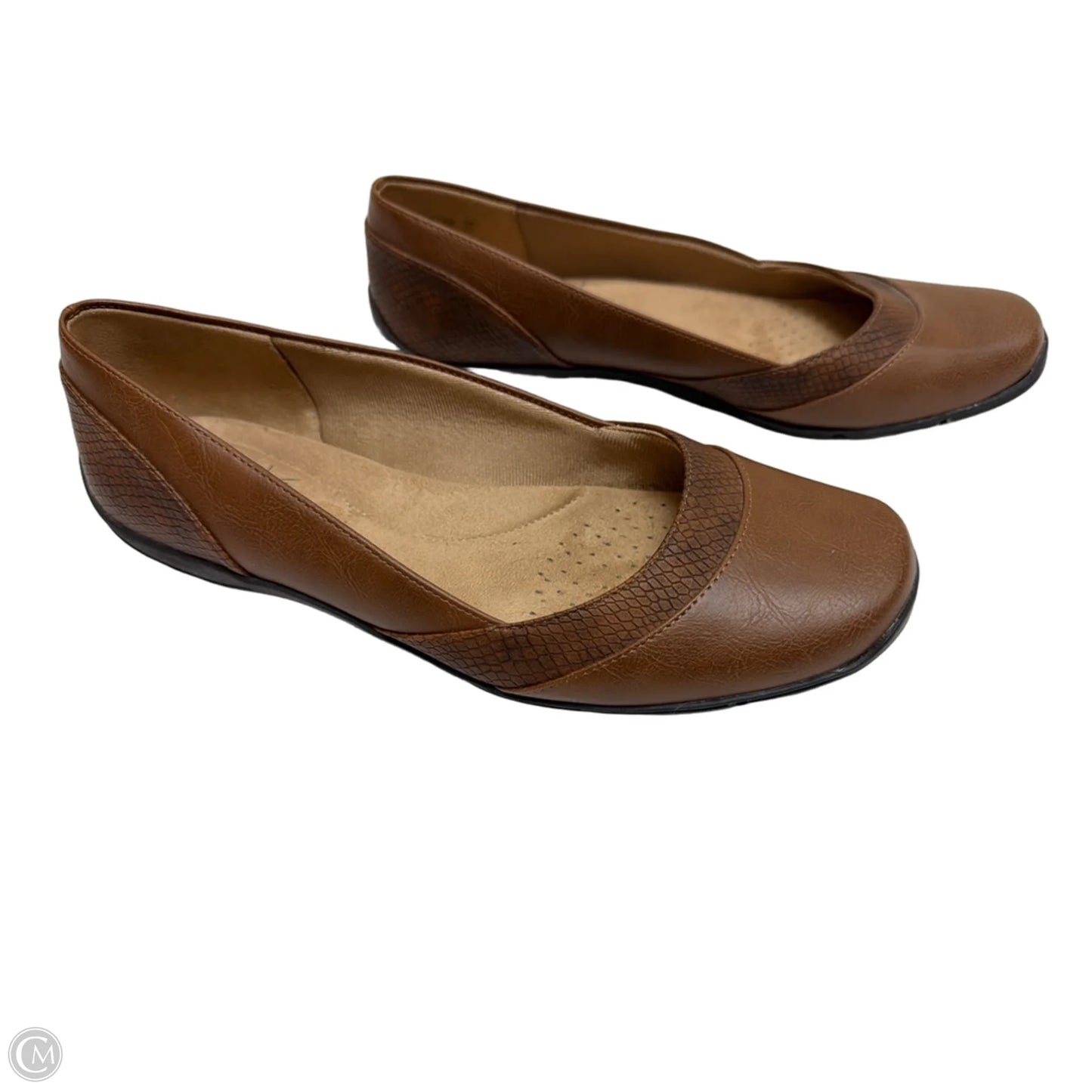 Shoes Flats By Life Stride In Brown, Size: 9.5
