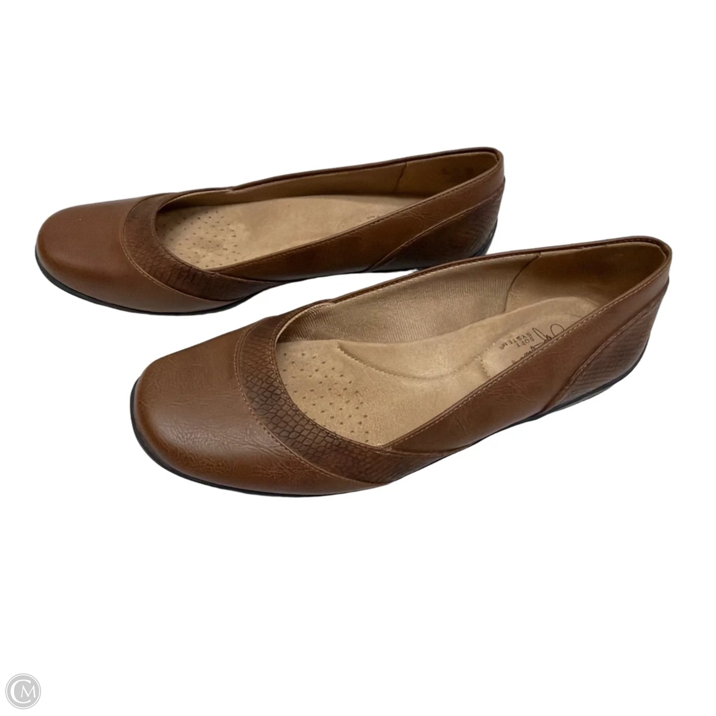 Shoes Flats By Life Stride In Brown, Size: 9.5