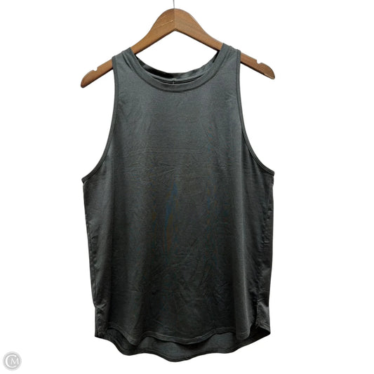 Athletic Tank Top By Icyzone In Grey, Size: Xl
