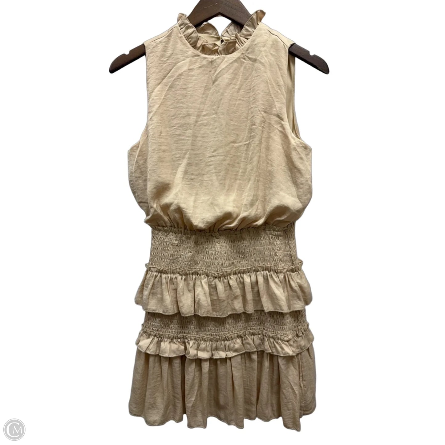 Dress Casual Short By She + Sky In Tan, Size: S