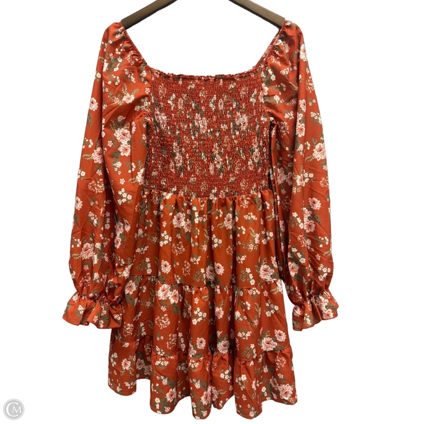 Dress Casual Short By Clothes Mentor In Floral Print, Size: L