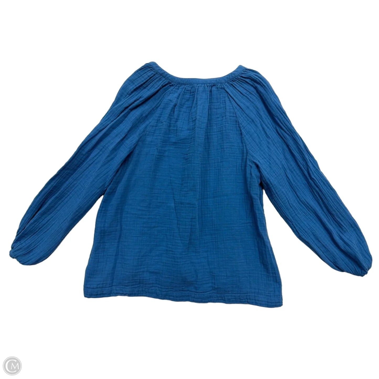 Top Long Sleeve By Old Navy In Blue, Size: L