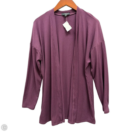 Cardigan By Zobha In Purple, Size: L