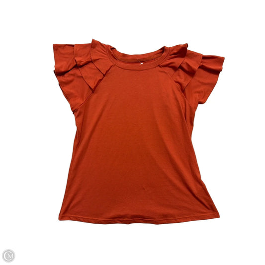 Top Sleeveless By Clothes Mentor In Orange, Size: Xl