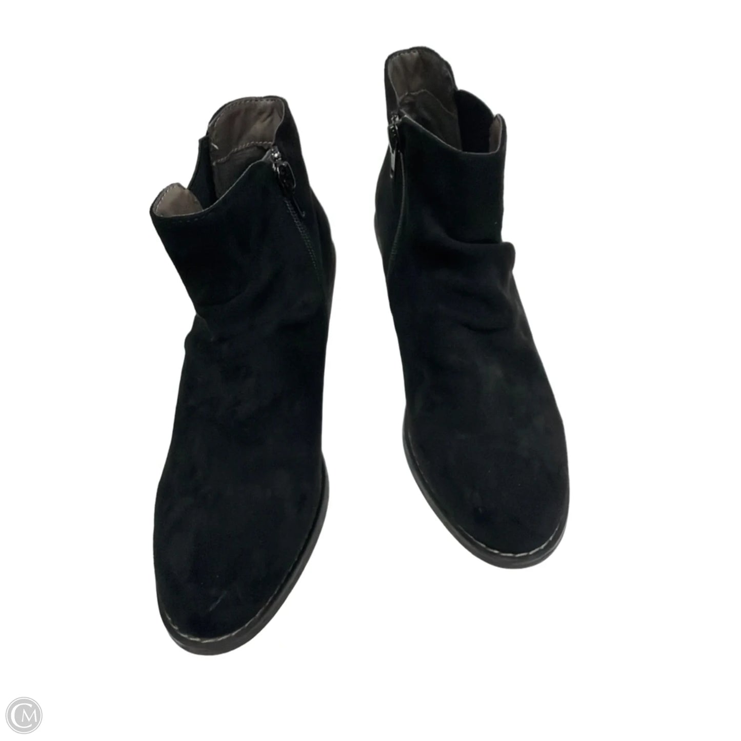 Boots Ankle Flats By Sofft In Black, Size: 7.5