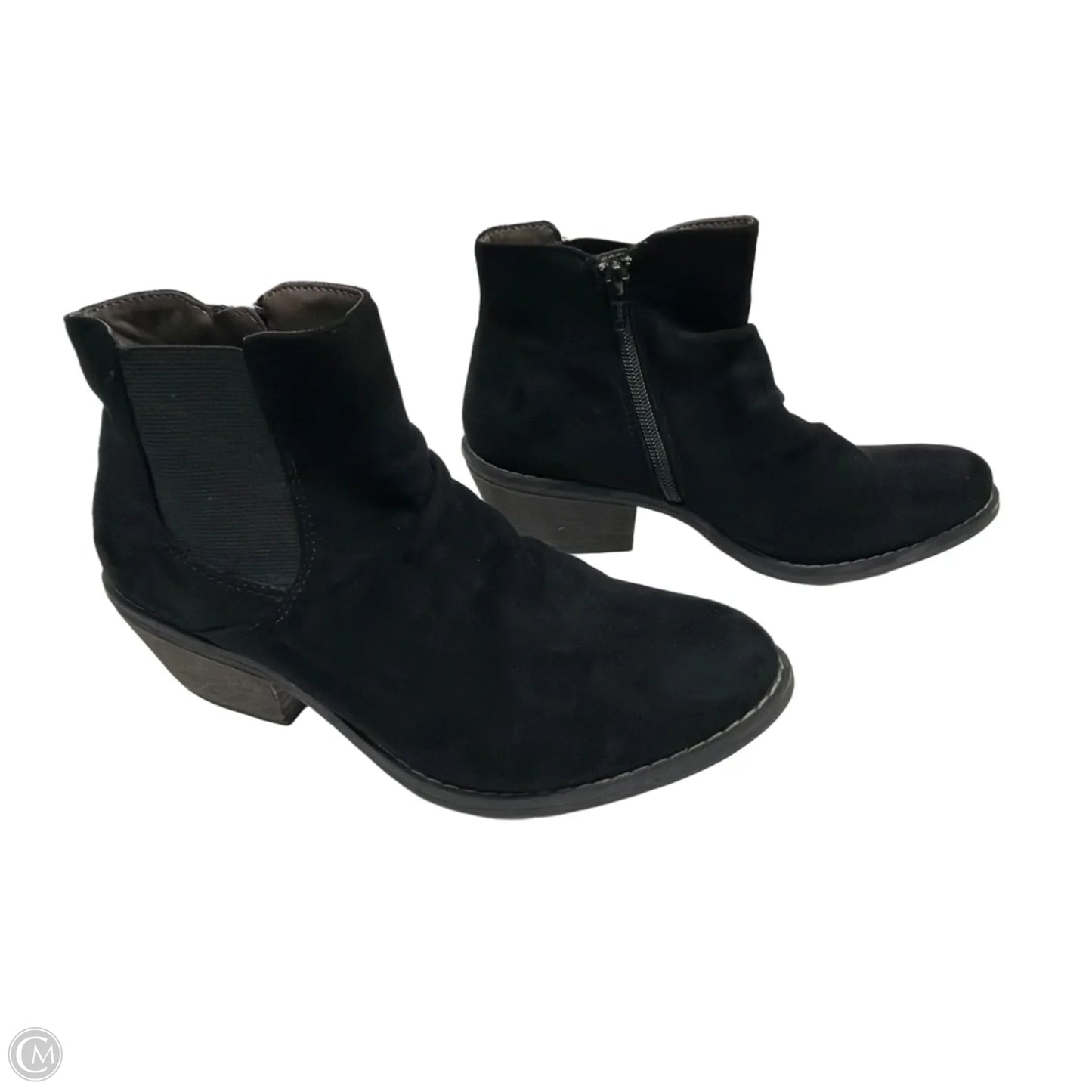 Boots Ankle Flats By Sofft In Black, Size: 7.5