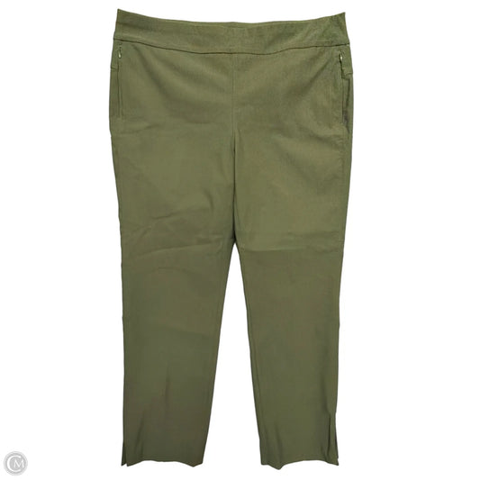 Pants Dress By Chicos In Green, Size: 1x