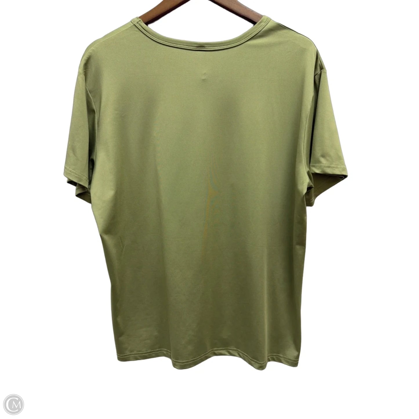 Top Short Sleeve By Shein In Green, Size: Xl