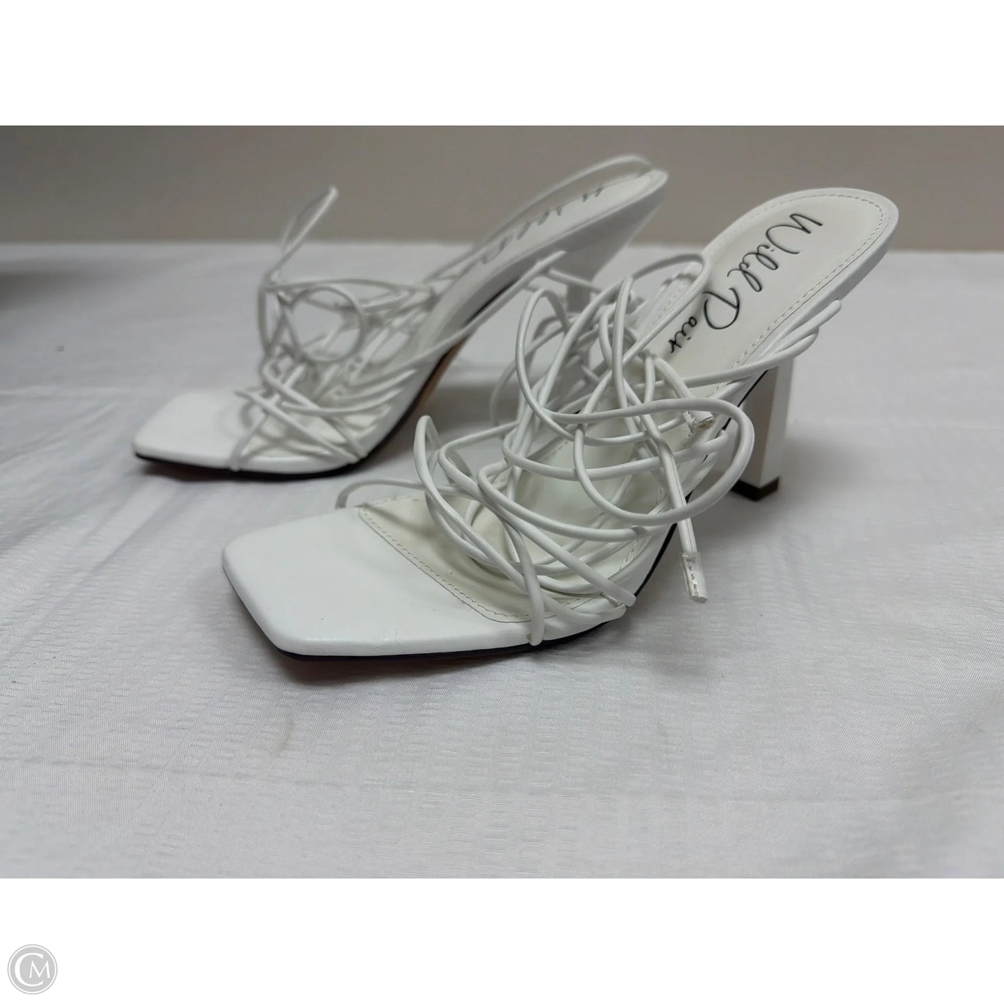Shoes Heels Kitten By Wild Pair In White, Size: 7