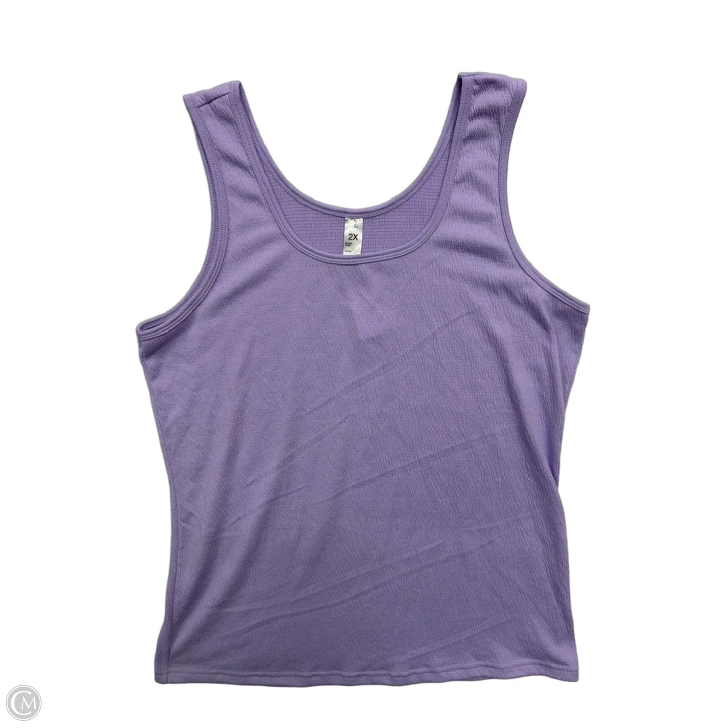 Tank Top By Just Be In Purple, Size: 2x