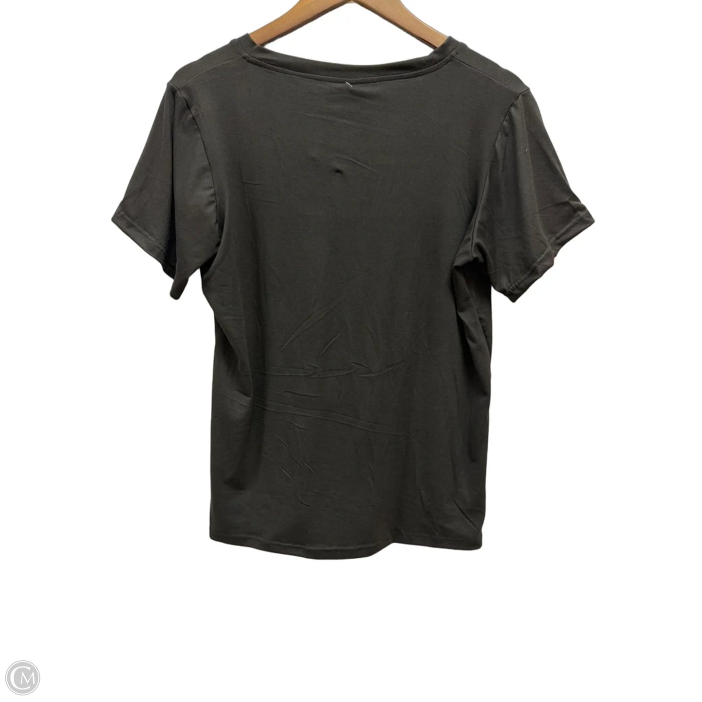 Top Short Sleeve By Clothes Mentor In Black, Size: L