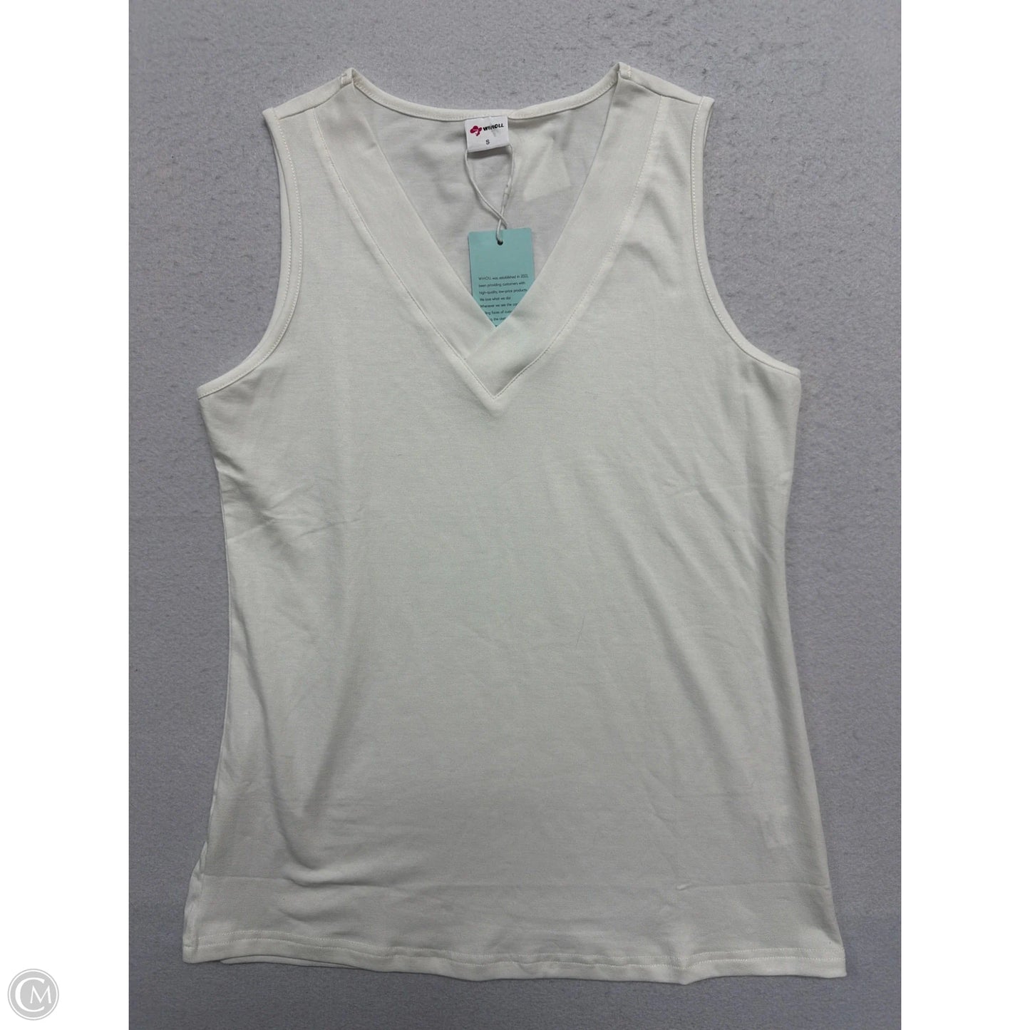 Tank Top By Clothes Mentor In White, Size: S