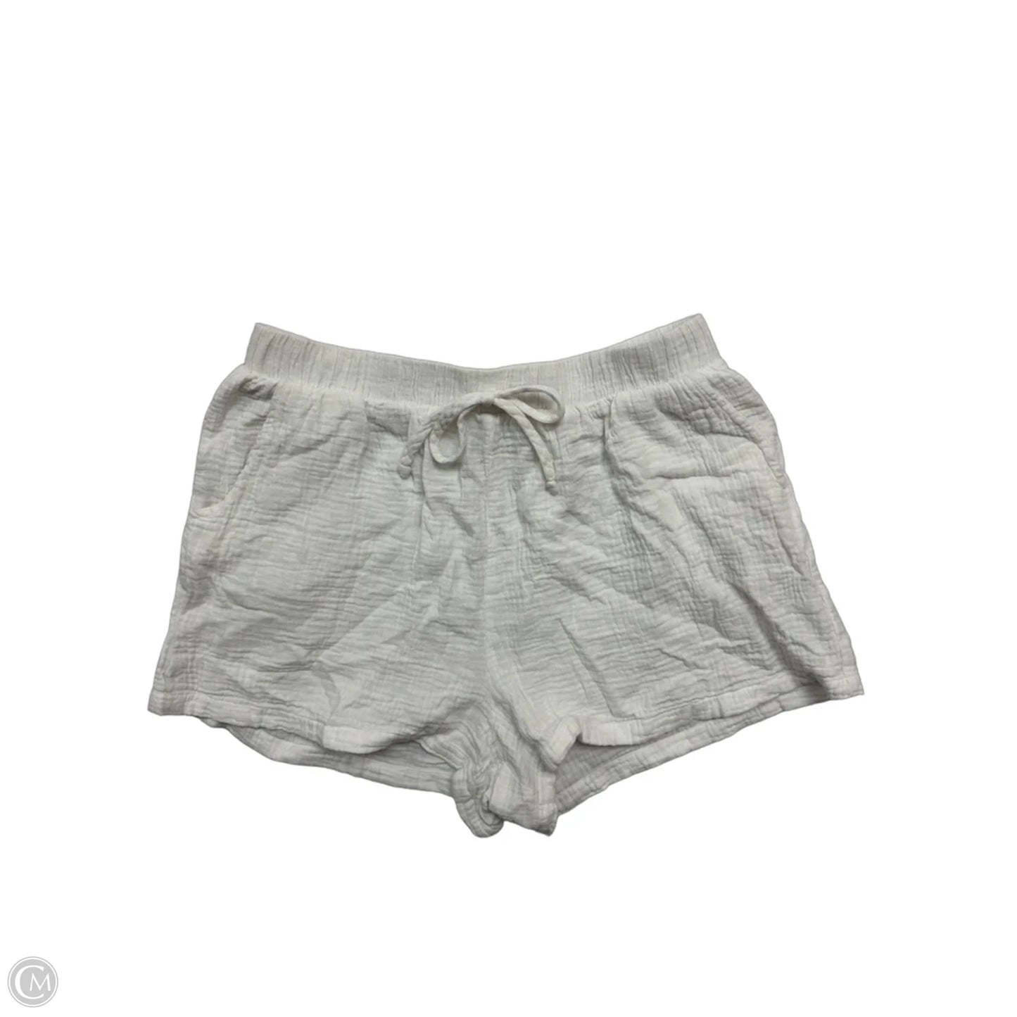 Shorts By Decree In White, Size: L