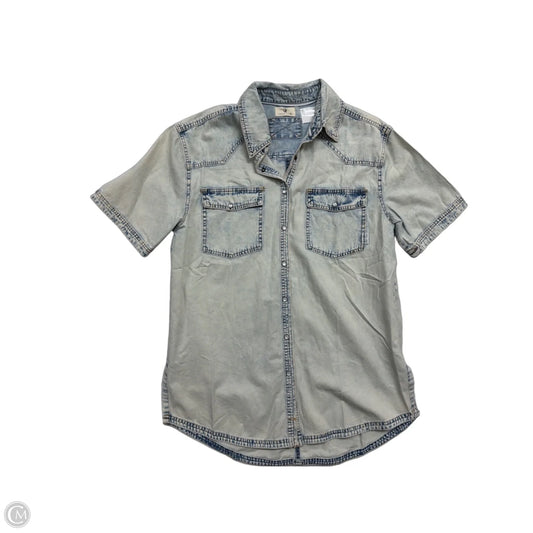 Dress Casual Short By Urban Daizy In Blue Denim, Size: M