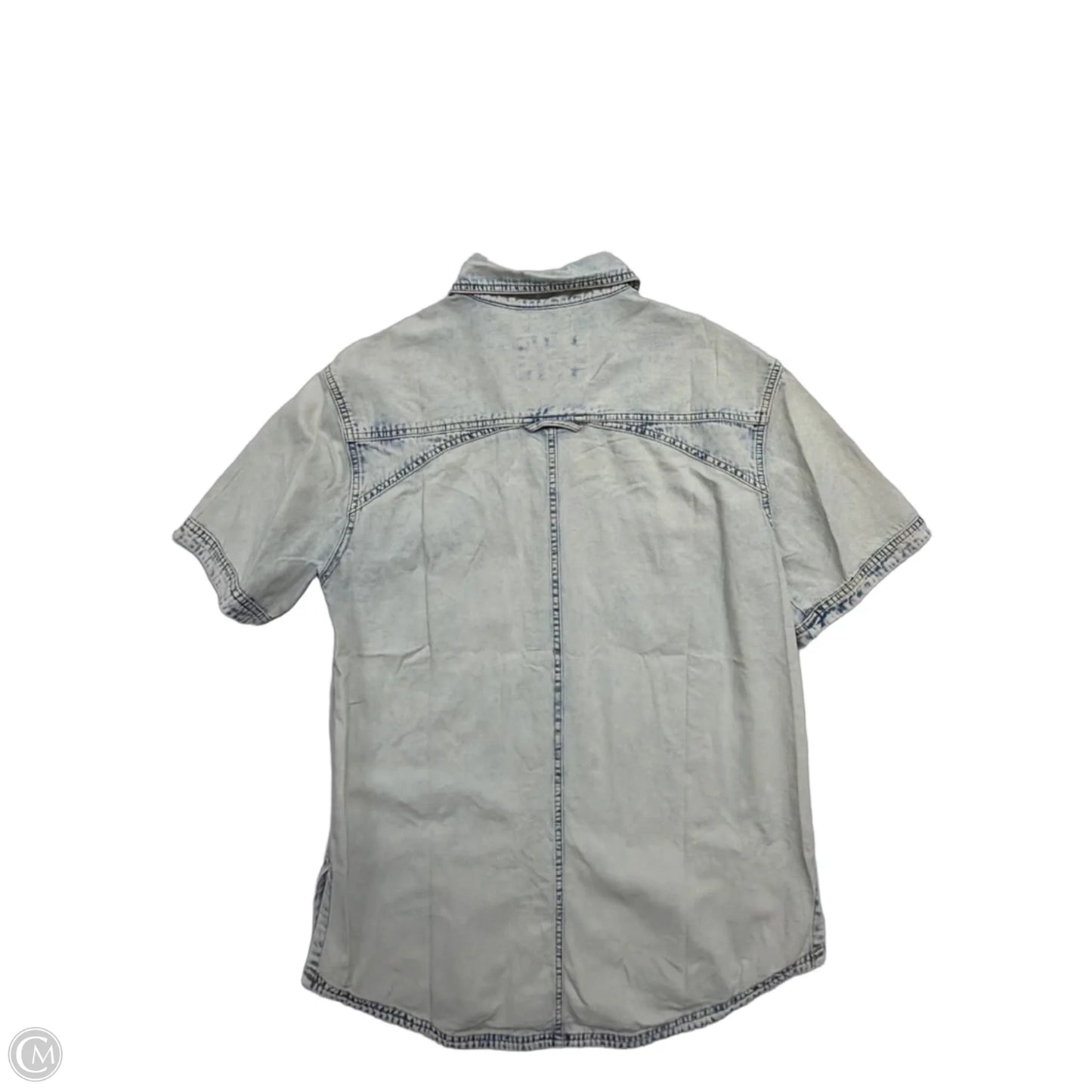 Dress Casual Short By Urban Daizy In Blue Denim, Size: M