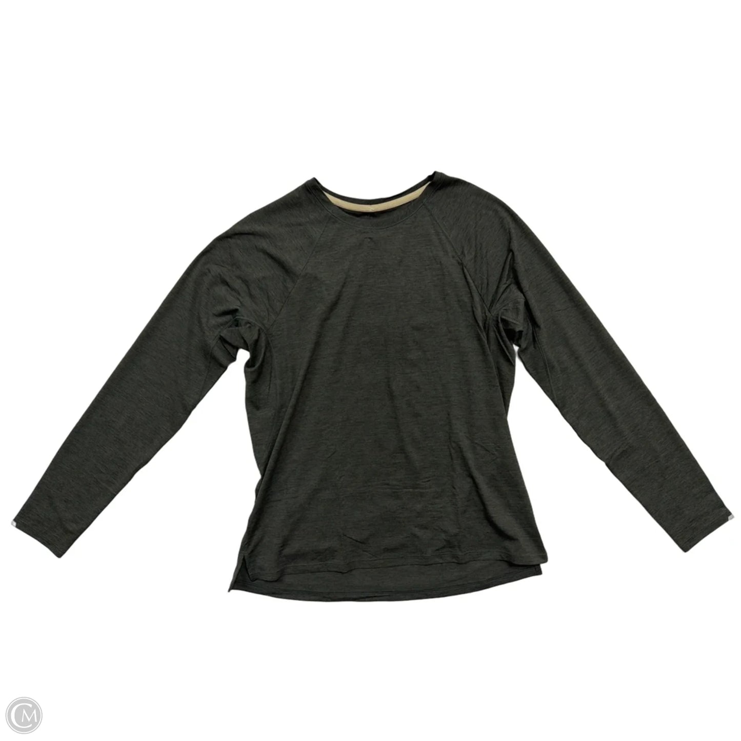 Athletic Top Long Sleeve Crewneck By Rei In Grey, Size: M