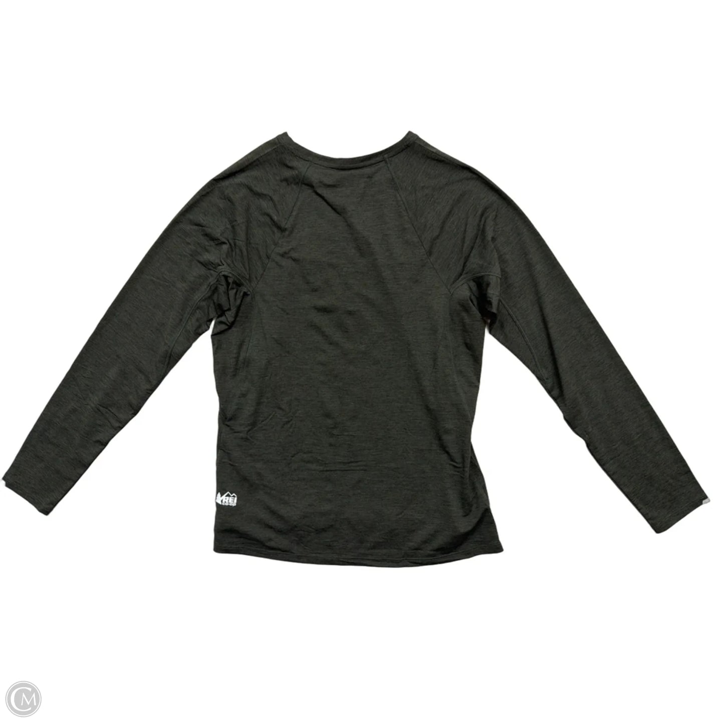 Athletic Top Long Sleeve Crewneck By Rei In Grey, Size: M