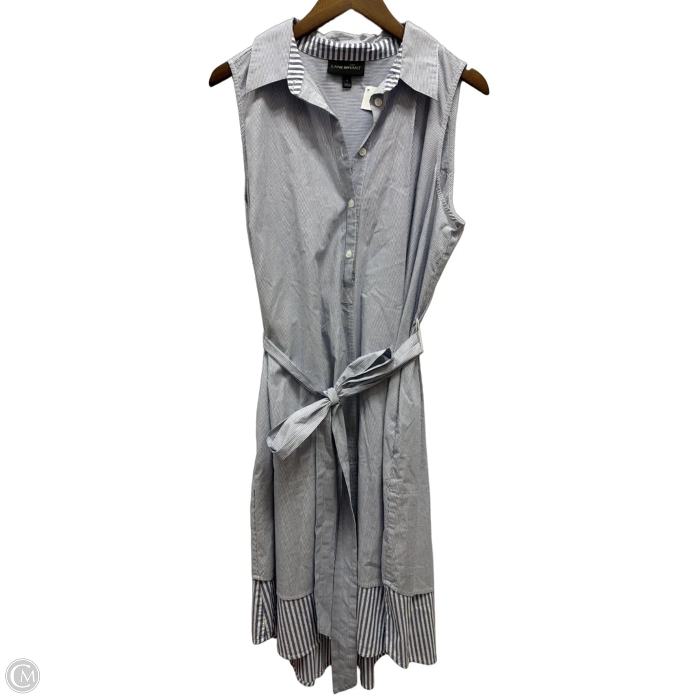 Dress Casual Short By Lane Bryant In Blue, Size: 1x