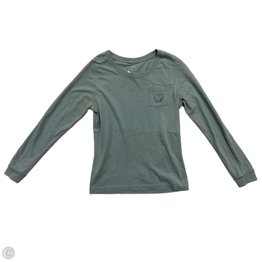 Top Long Sleeve By Ivory Ella In Green, Size: S
