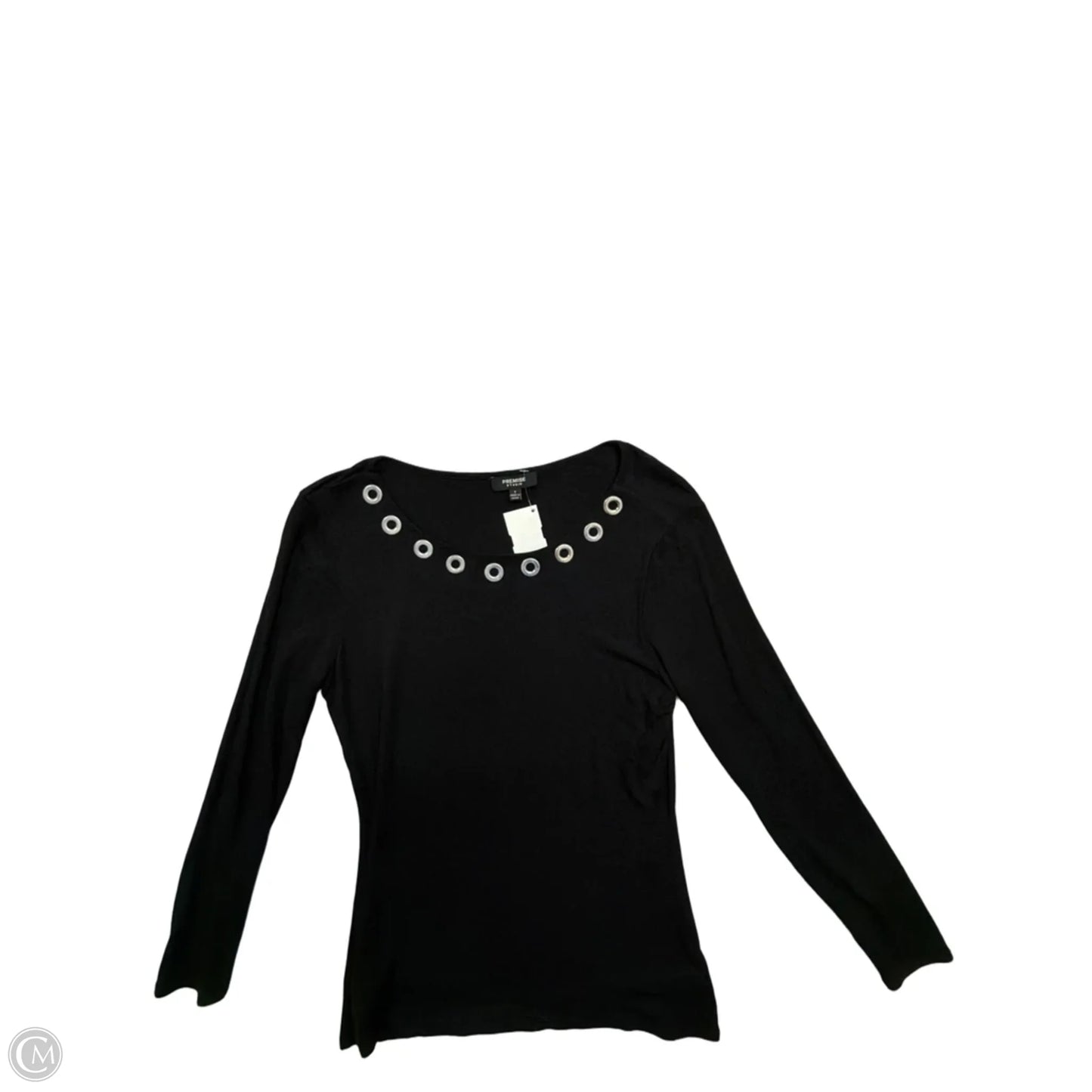 Top Long Sleeve By Premier In Black, Size: S