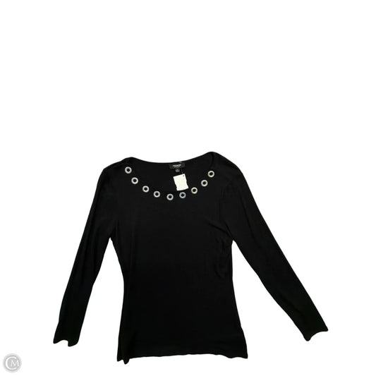 Top Long Sleeve By Premier In Black, Size: S
