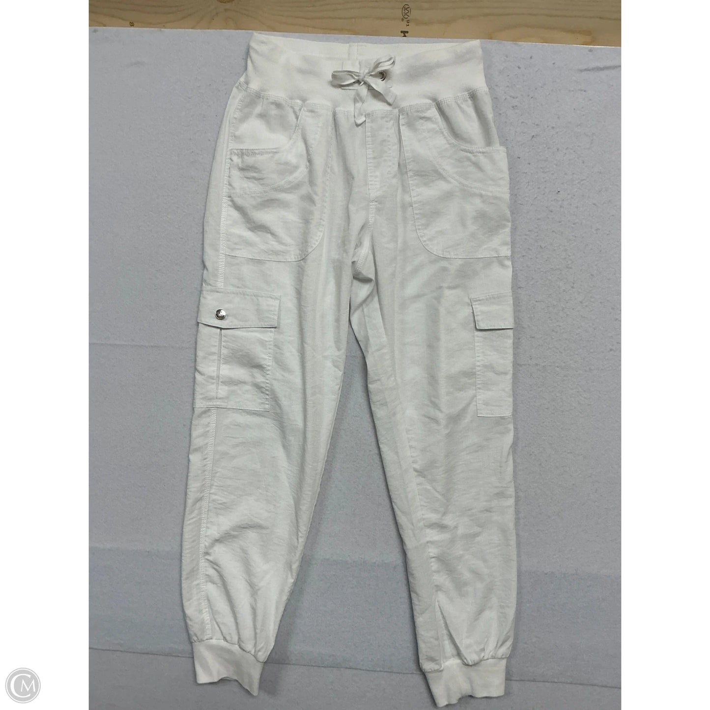 Pants Joggers By Clothes Mentor In White, Size: 4