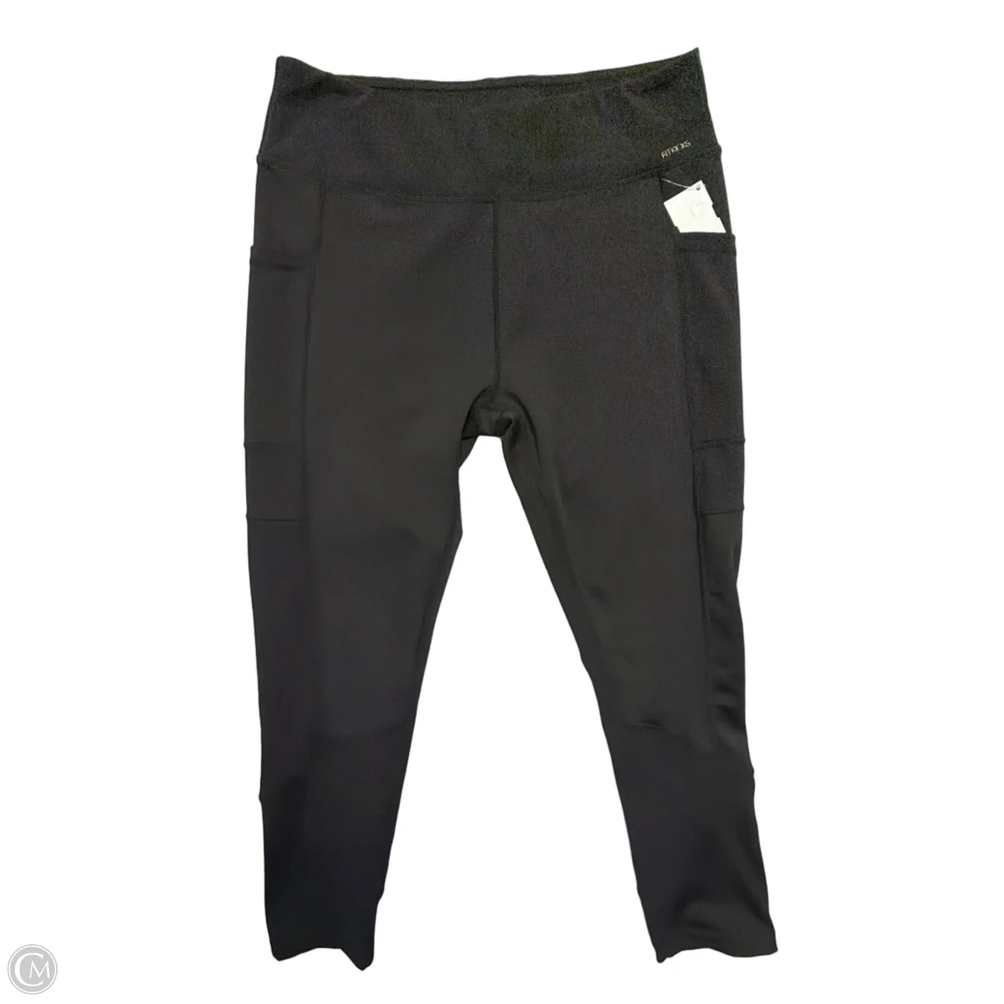 Athletic Leggings By Clothes Mentor In Black, Size: Xl