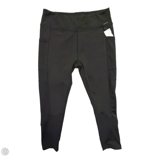 Athletic Leggings By Clothes Mentor In Black, Size: Xl
