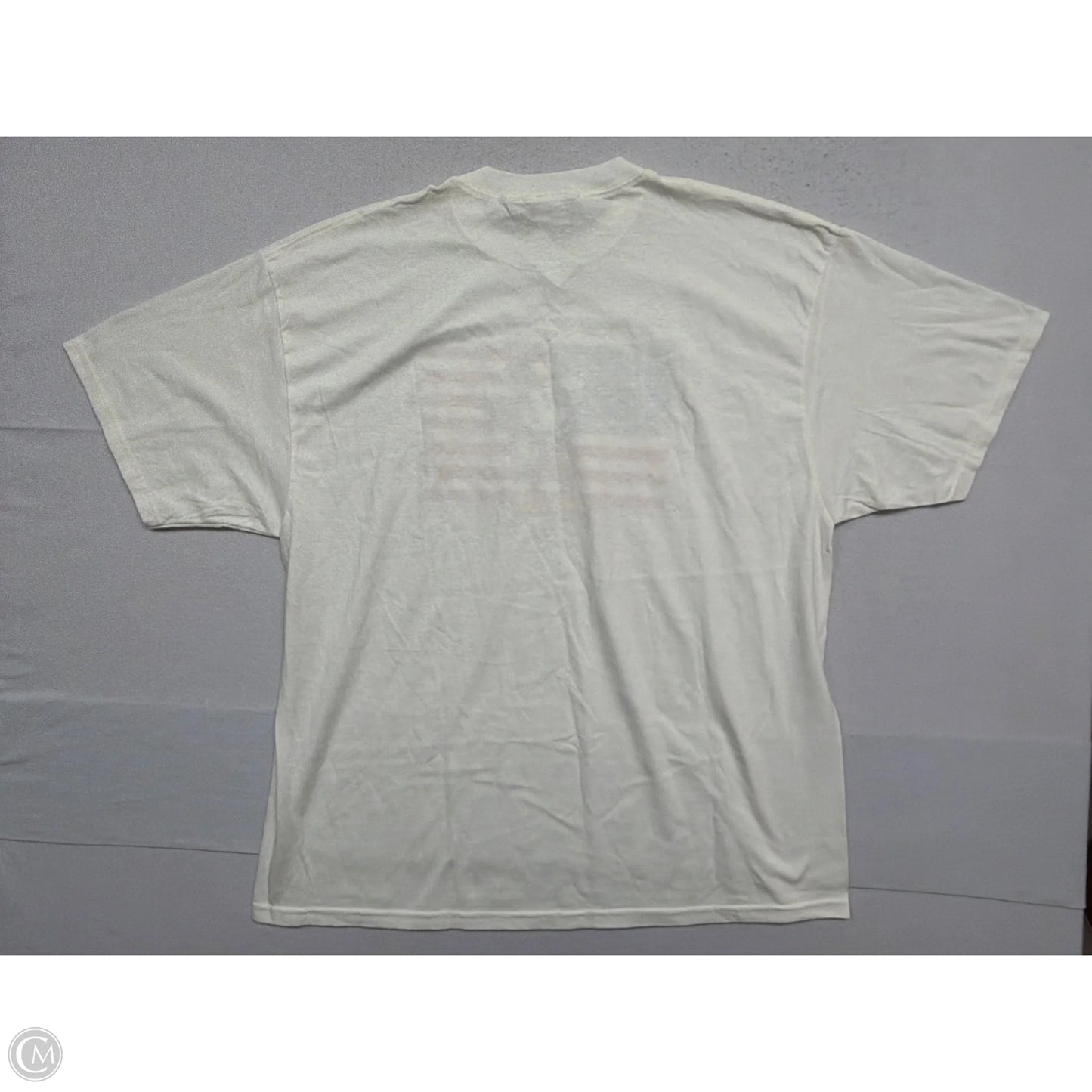 Top Short Sleeve By Disney In White, Size: 1x
