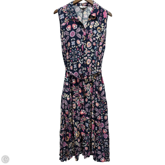 Dress Casual Maxi By Croft And Barrow In Floral Print, Size: Xl