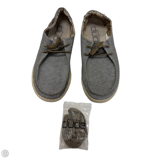 Shoes Flats By Hey Dude In Blue, Size: 8