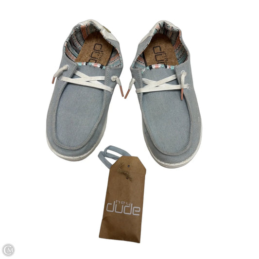 Shoes Flats By Hey Dude In Grey, Size: 8