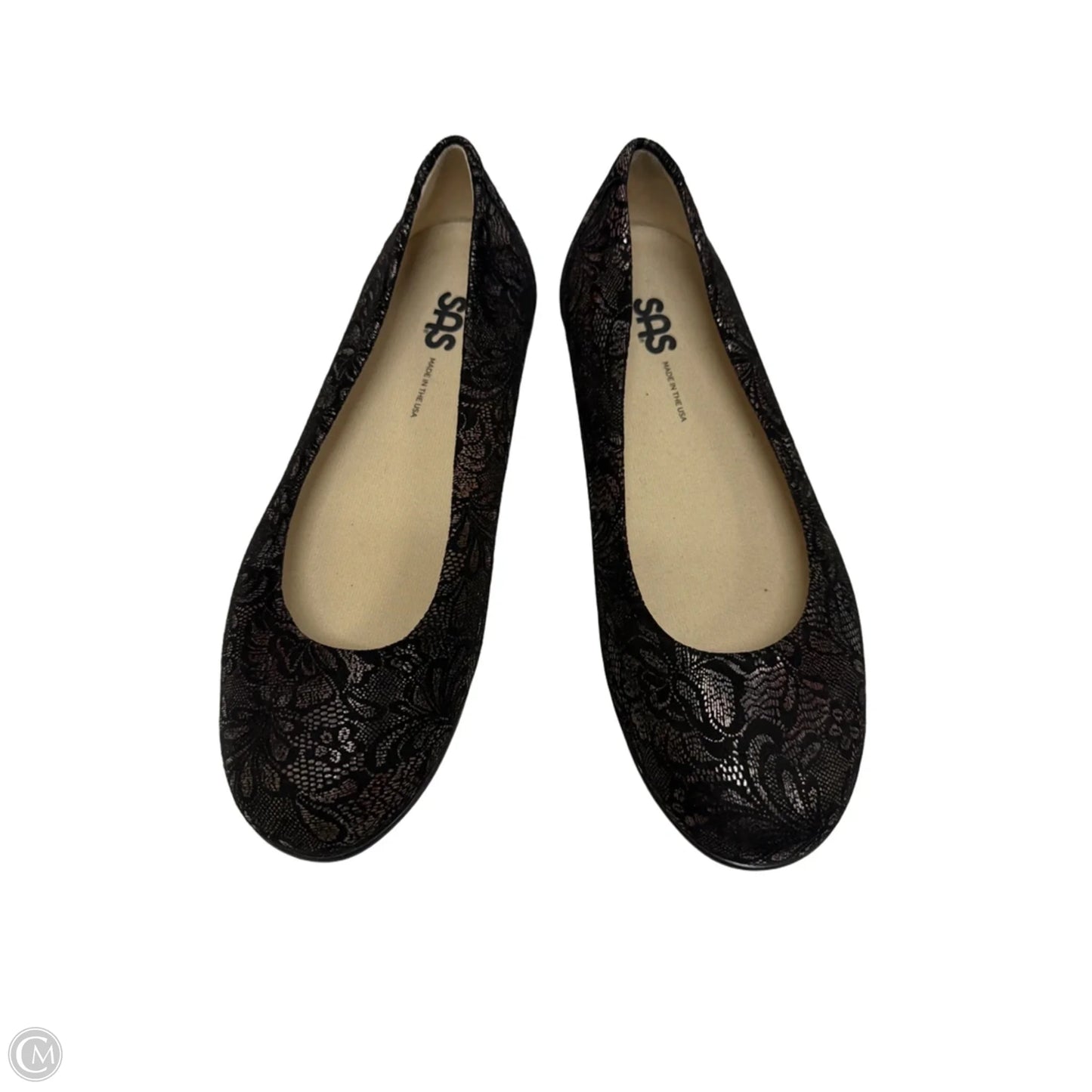 Shoes Flats By Sas In Black, Size: 7.5