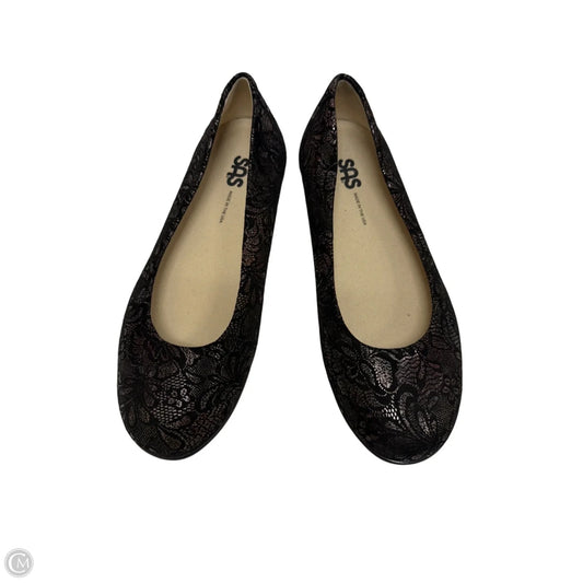 Shoes Flats By Sas In Black, Size: 7.5