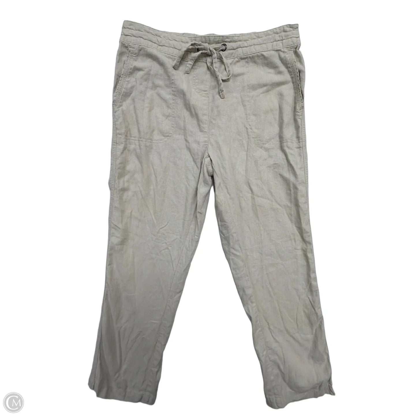 Pants Linen By Per Se In Beige, Size: 8