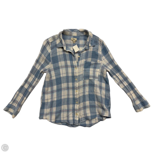 Top Long Sleeve By Style And Co Collection Women In Plaid Pattern, Size: Xl