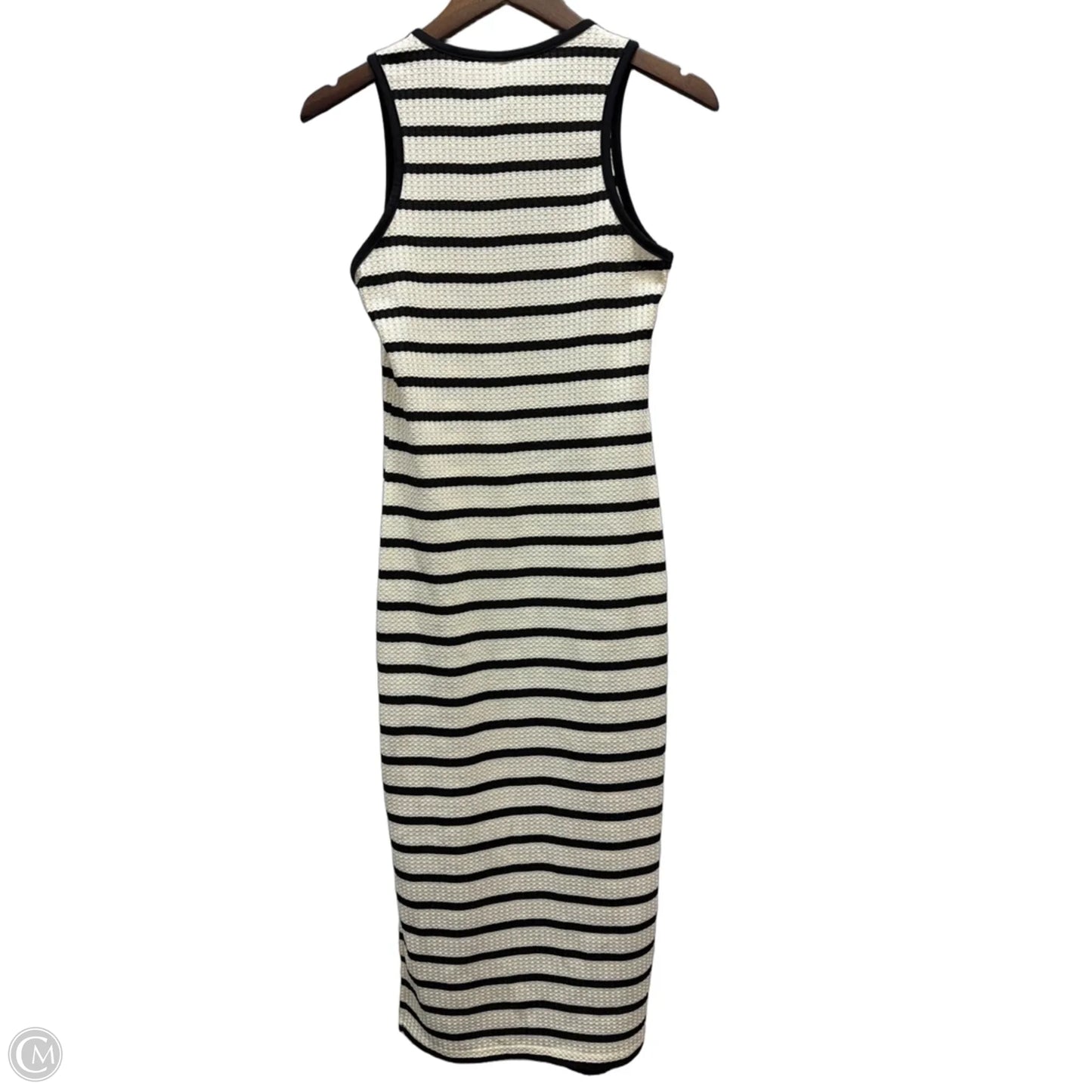 Dress Casual Maxi By Shein In Black & Cream, Size: Mp