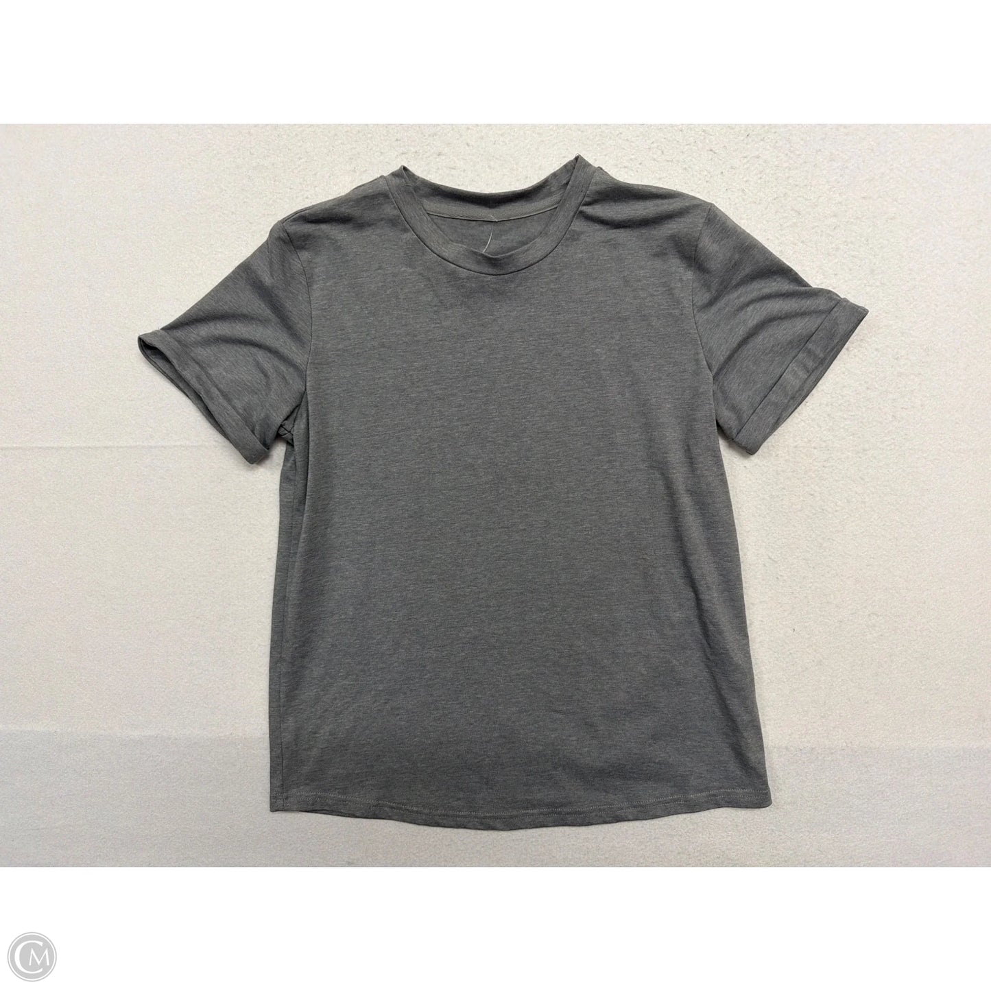 Top Short Sleeve By Clothes Mentor In Grey, Size: S