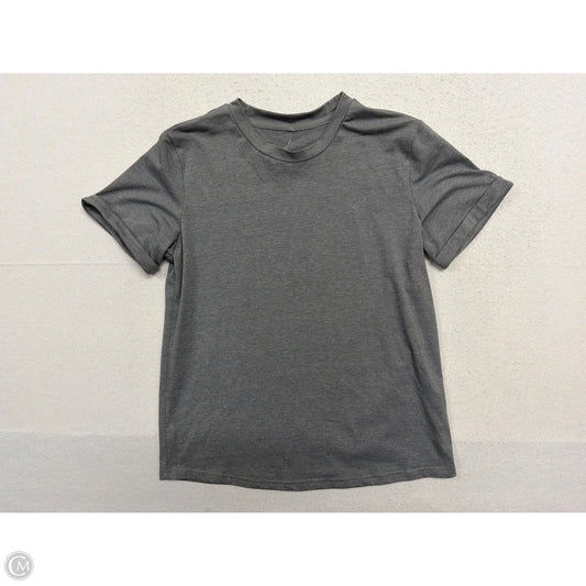 Top Short Sleeve By Clothes Mentor In Grey, Size: S